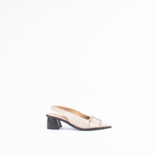 Load image into Gallery viewer, FEMININE BUCKLE SLINGBACK PUMP | TAUPE
