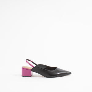 HEIDI | MESTILO BLACK/VERNIZ MULBERRY