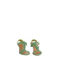 Load image into Gallery viewer, PALM LEAF HEEL | GREEN
