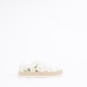 AZALIA | WHITE FLORAL RAFFIA