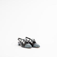 Load image into Gallery viewer, ABRICOT | BLACK/TEAL PATENT
