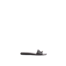 Load image into Gallery viewer, PIERCED SLIDE | PERFECT BLACK/GOLD
