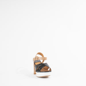 AMMA | BLK/WHITE/BEIGE PATENT