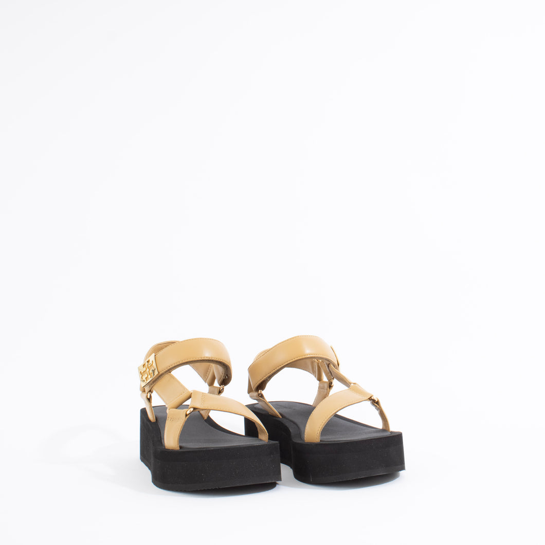 MELLOW PLATFORM SANDAL | GINGER SHORTBREAD