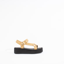 Load image into Gallery viewer, MELLOW PLATFORM SANDAL | GINGER SHORTBREAD
