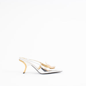 PATOS MISMATCHED SLINGBACK | SILVER/GOLD