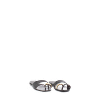 Load image into Gallery viewer, PIERCED SLIDE | PERFECT BLACK/GOLD
