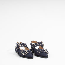 Load image into Gallery viewer, FEMININE BUCKLE BALLERINA | DENIM
