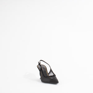 DOUBLE T BUCKLE WEDGE | BLACK