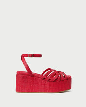 Load image into Gallery viewer, CHANNING PLATFORM SANDAL | RED
