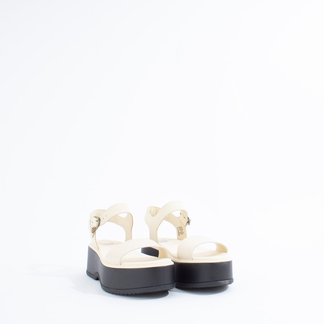 DAYSPRING ANKLE SANDAL | WHITE/BLACK