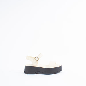 DAYSPRING ANKLE SANDAL | WHITE/BLACK