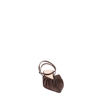 Load image into Gallery viewer, RIO SMOCKED KITTEN HEEL | CHOCOLATE
