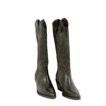 Load image into Gallery viewer, AGIATEZZA | OLIVE SUEDE
