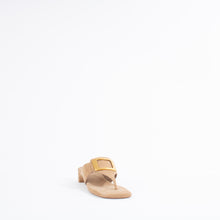 Load image into Gallery viewer, KIRSTIE | NATURAL SUEDE/GOLD
