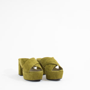 COERCE | OLIVE SUEDE