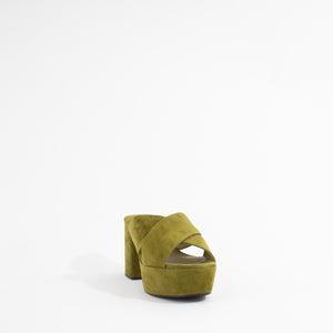 COERCE | OLIVE SUEDE