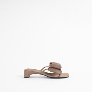 PRIM BOW | BROWN SATIN