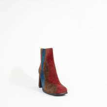 Load image into Gallery viewer, LAVA LAMP | RUST/NAVY SUEDE MULTI
