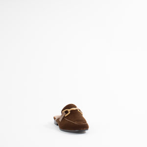 VELA SLIPPER | BROWN VELVET