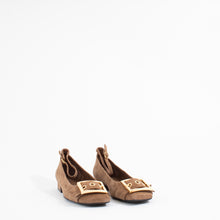 Load image into Gallery viewer, LUCKIEST | MOCHA BROWN SUEDE/GOLD
