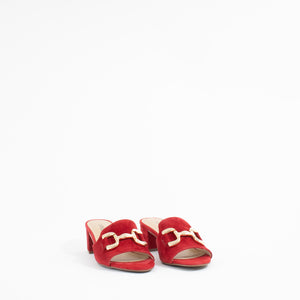 OKSANA | RED SUEDE