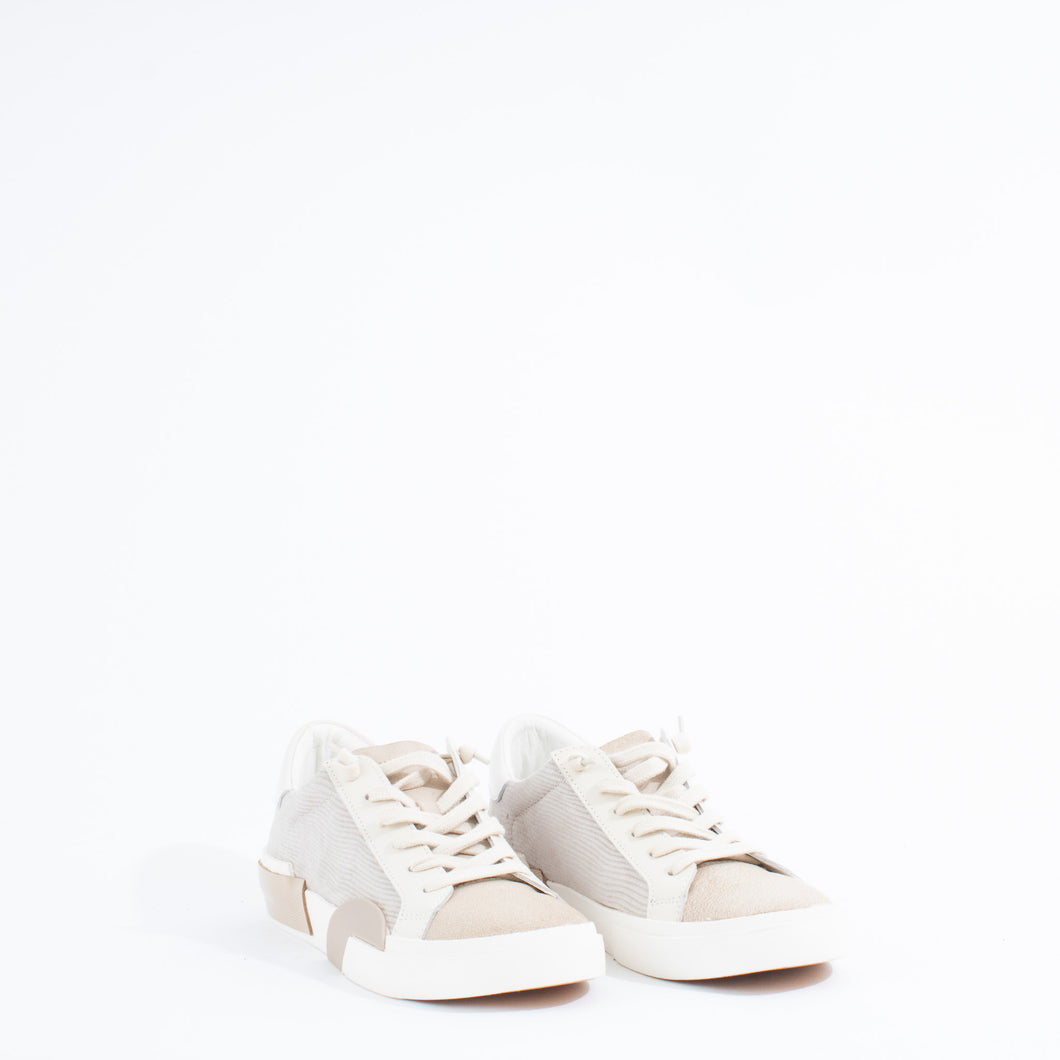 ZINA | WHITE/DUNE EMBOSSED