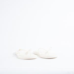 KIRA PADDED FLIP FLOP | IVORY/GOLD