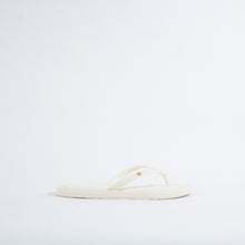 Load image into Gallery viewer, KIRA PADDED FLIP FLOP | IVORY/GOLD
