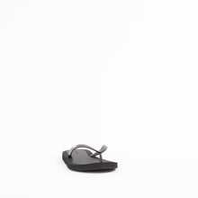 Load image into Gallery viewer, KIRA PADDED FLIP FLOP | BLACK/GOLD
