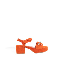 Load image into Gallery viewer, TIMELESS | ORANGE SUEDE/SILVER
