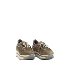 CARINE | OLIVE SUEDE