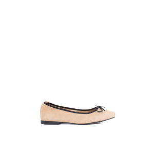 BLUNT AND BOW BALLET | TAUPE