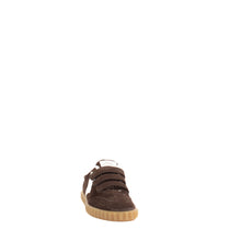 Load image into Gallery viewer, INES FRINGE WOOL SUEDE | DARK BROWN
