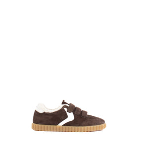INES FRINGE WOOL SUEDE | DARK BROWN