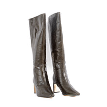 Load image into Gallery viewer, SYLVIA | DEEP OLIVE CROC
