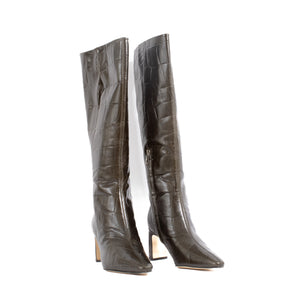 SYLVIA | DEEP OLIVE CROC