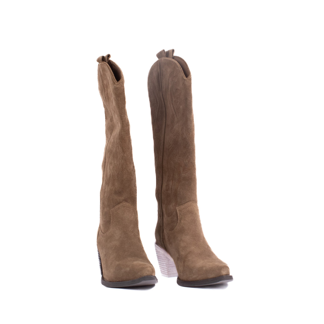 RANCHER-K | BROWN WASHED SUEDE