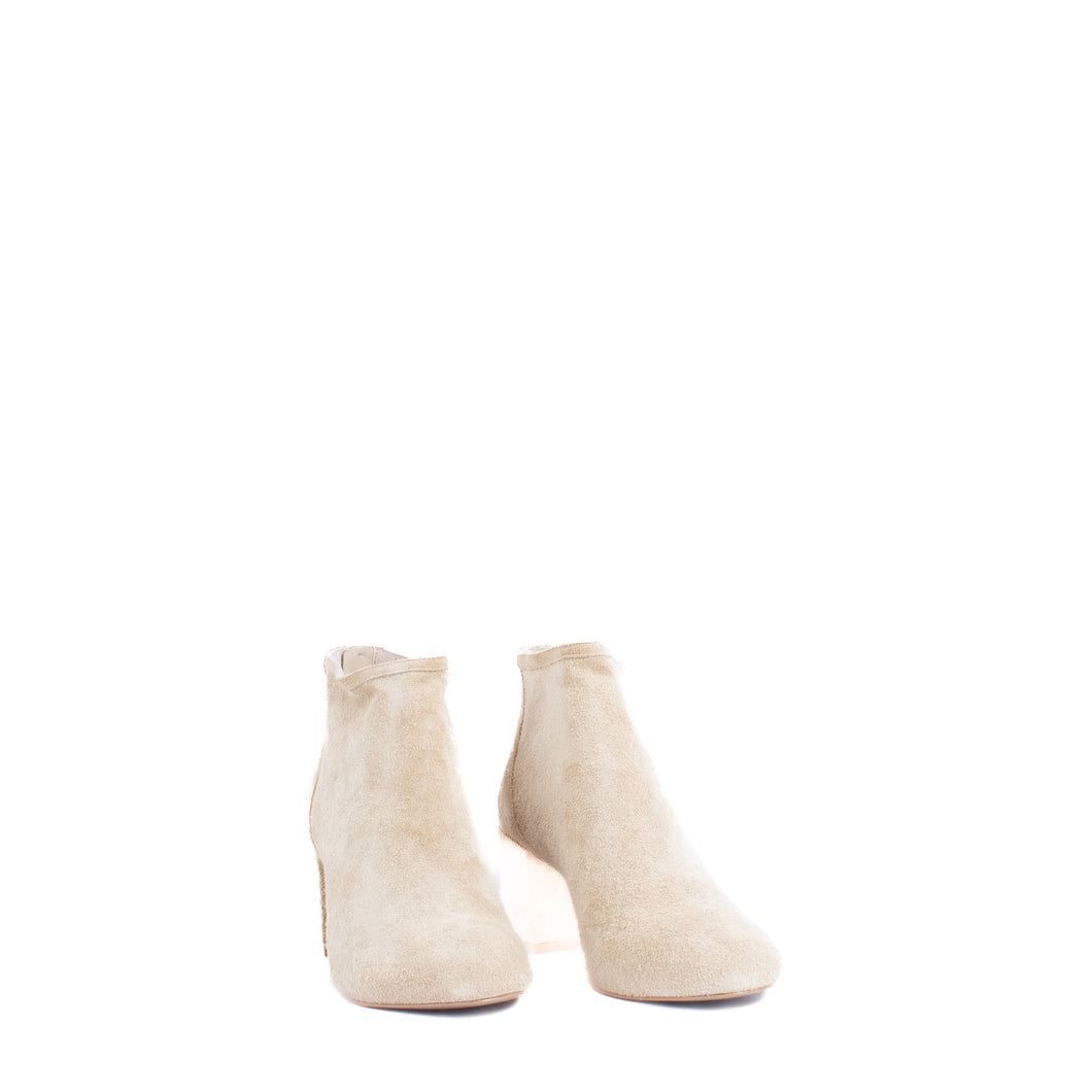 KNOWLTON | BEIGE LONG HAIR SUEDE