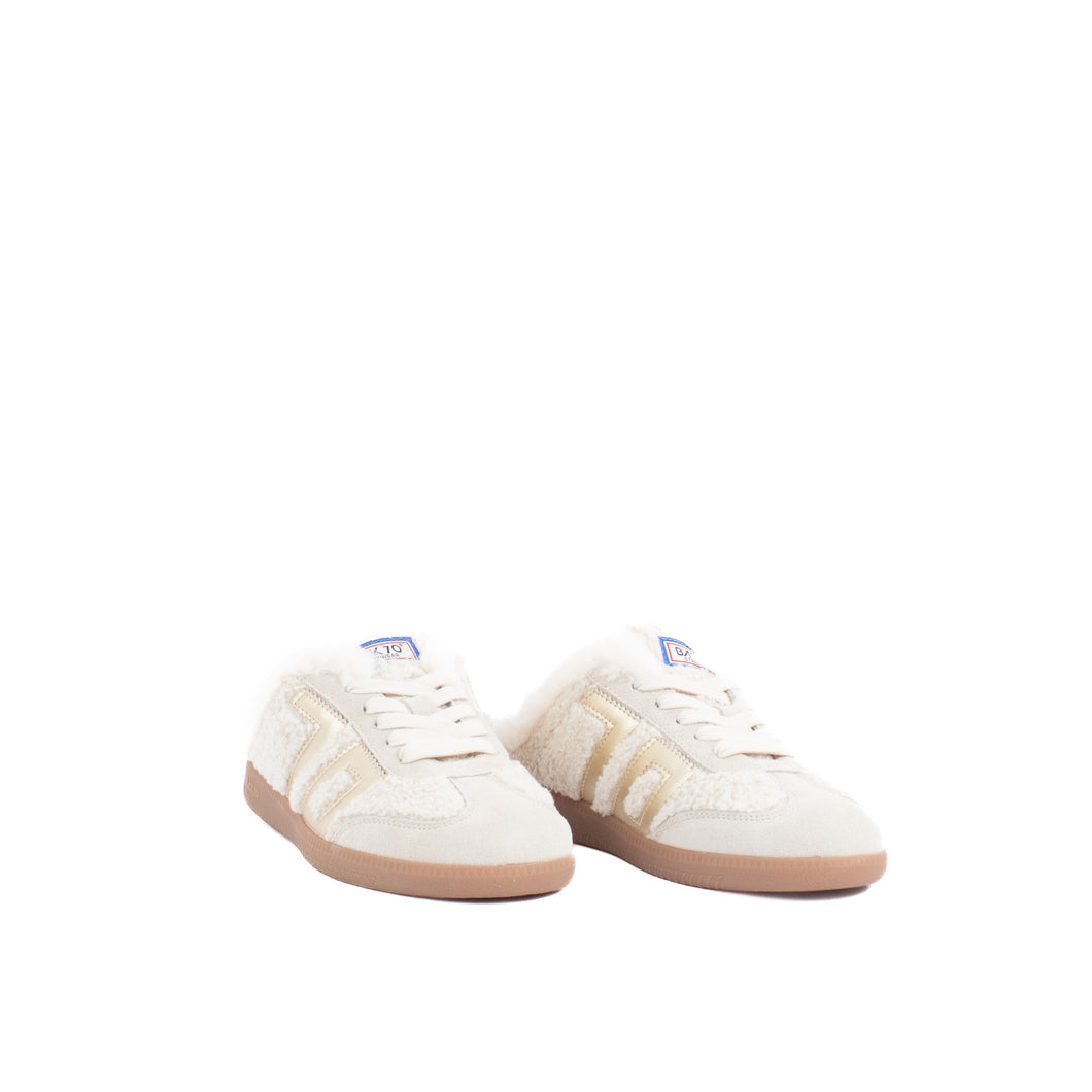 easter fl in tobacco white backless sneakers Back 70 Sneaker 36 Easter FL blends slipper Back70 Easter Sneakers in Tobacco/White