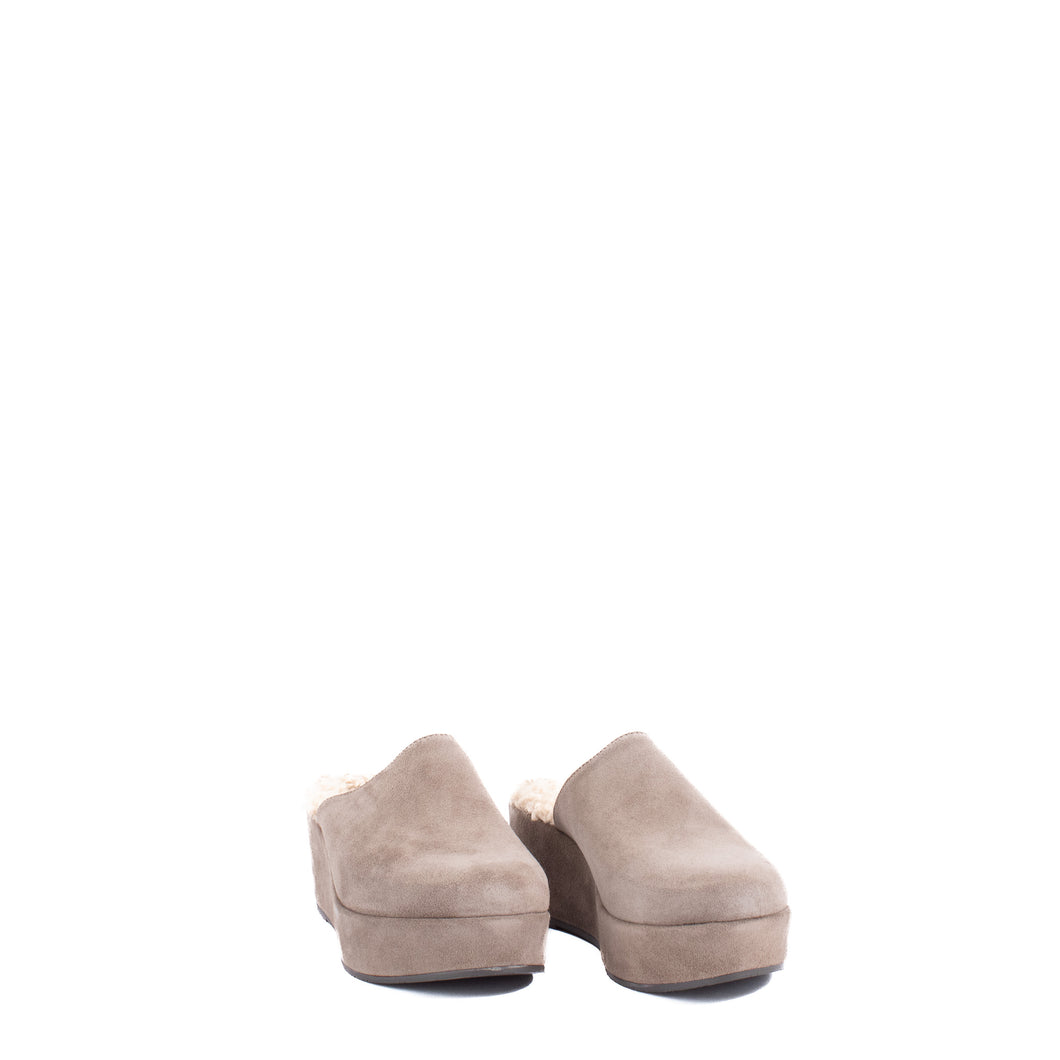 CAMRYN-FUR | TAUPE SUEDE