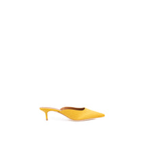 Load image into Gallery viewer, SEBASTIAN KITTEN HEEL | GOLDENROD

