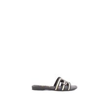 Load image into Gallery viewer, BAY MULTI | BLACK/WHITE RAFFIA

