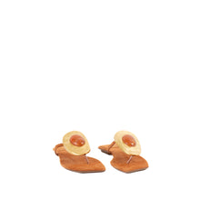 Load image into Gallery viewer, BAZAAR SANDAL | ORANGE SUEDE GOLD

