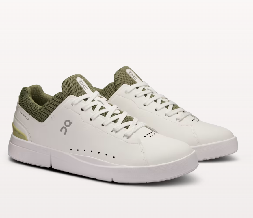 THE ROGER ADVANTAGE MEN | WHITE/OLIVE – Shoes On King display picture 3