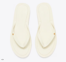 Load image into Gallery viewer, KIRA PADDED FLIP FLOP | IVORY/GOLD
