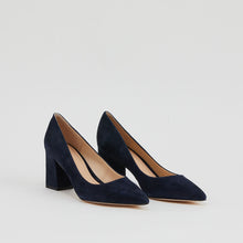 Load image into Gallery viewer, ZALA | NAVY SUEDE
